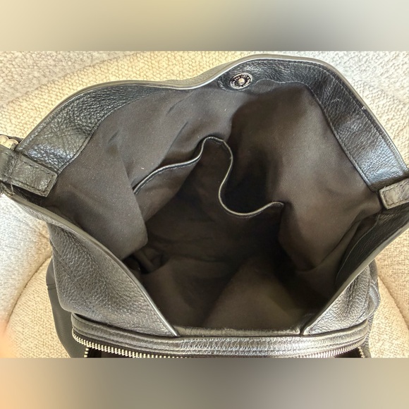 Coach Black Leather Shoulder Bag with Silver Hardware - Picture 10 of 12